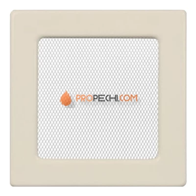 Вент.решетка 170х170 мм. кремовый