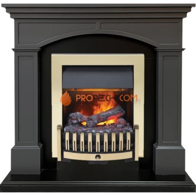 Каминокомплект Dimplex Langford - Серый графит с очагом Danville Brass FB2