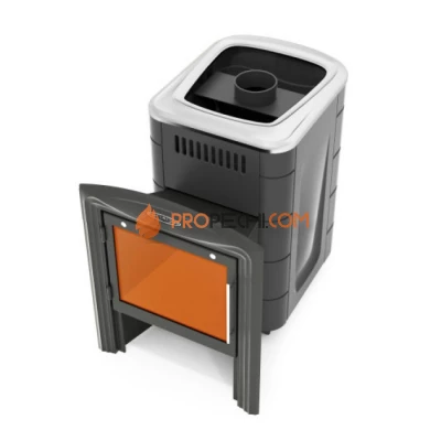 Печь для бани Термофор Компакт 2017 Inox Витра антрацит