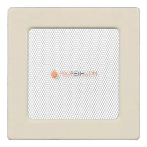 Вент.решетка 170х170 мм. кремовый