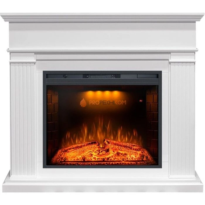 Каминокомплект Royal Flame Adagio - Белый с Электрическим очагом Royal Flame Emerald 28