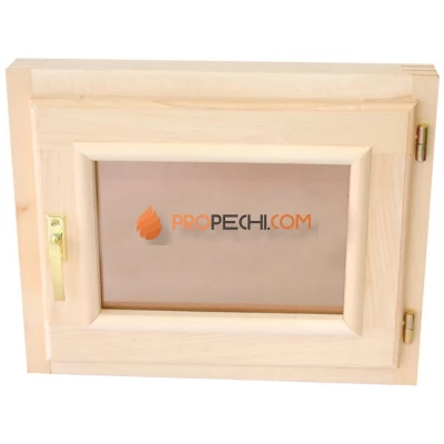 Окно из липы 500х600 мм