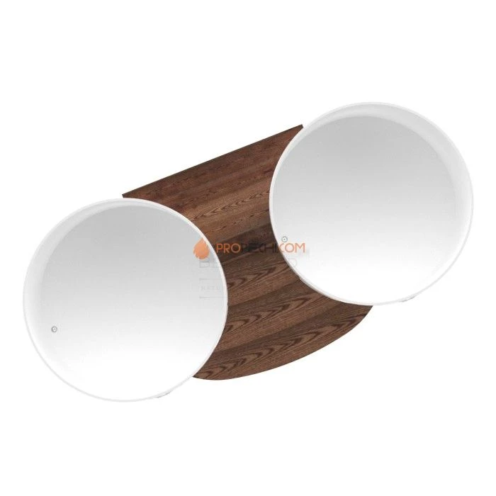 Подиум BentWood на 2 купели D 2,0х1,2 из мореной лиственницы