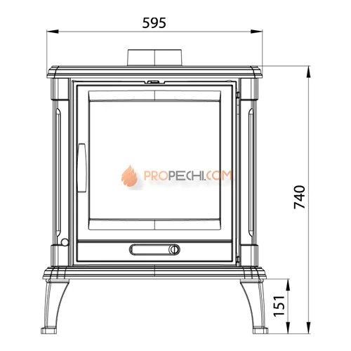 Печь-камин Nordflam Iberia
