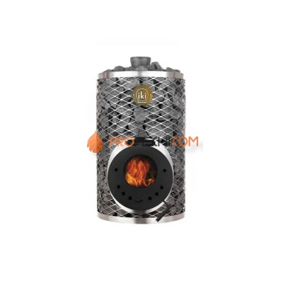 Дровяная печь для бани IKI Loyly JR со стеклянной дверцей