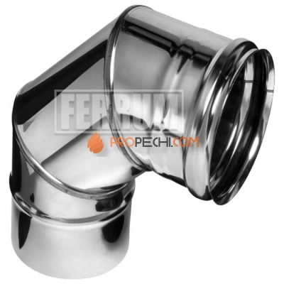 Колено угол 90°, толщина 0,8 мм, Ø120