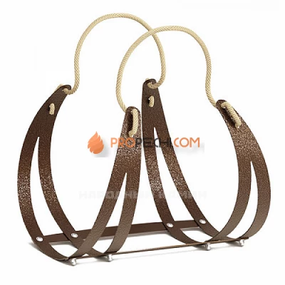 Grillux Дровница с пеньковой ручкой XL