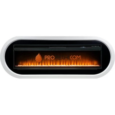 Каминокомплект Royal Flame Ellips - Белый с черным с очагом Vision 60 LED