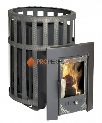 Банная печь Березка "Викинг" 15 Каминная дверца