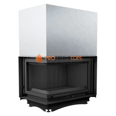 Каминная топка Kratki Oliwia/L/BS/G (угловое стекло слева, гильотина)