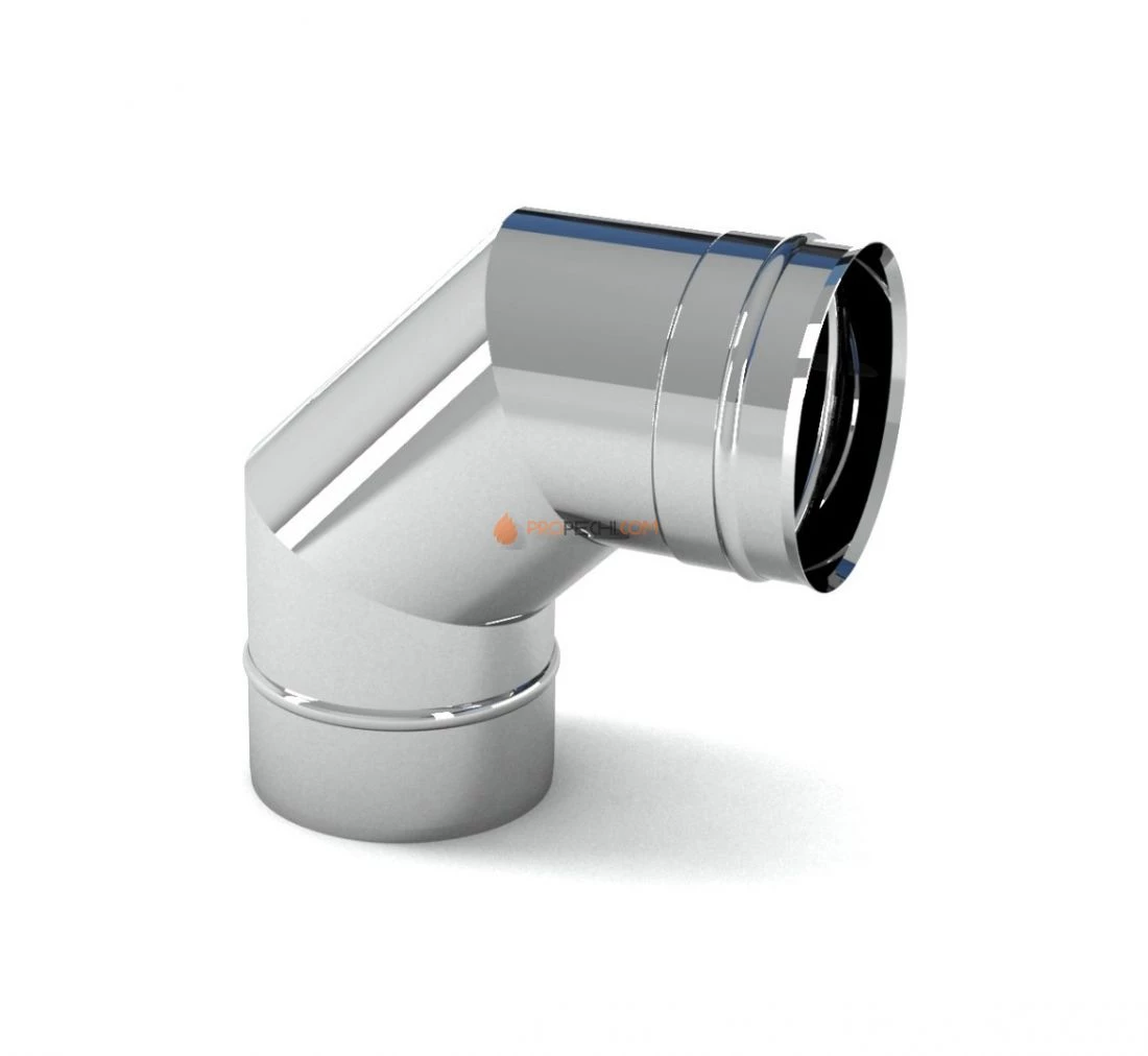 Отвод Уно 90* ОУ-Р 304-0.8 D150