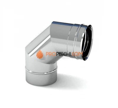 Отвод Уно 90* ОУ-Р 304-0.8 D150