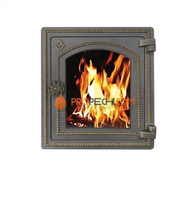 Дверка печная ВЕЗУВИЙ ДТ-4С (Бронза)