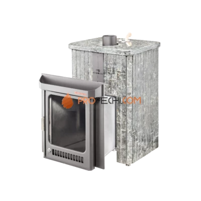 Дровяная печь для бани Ферингер Квадра До 25 м³ - Пироксенит наборный