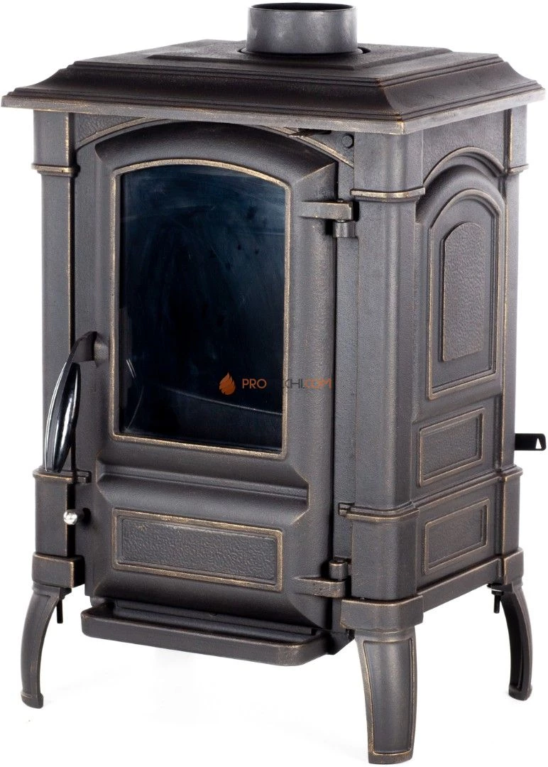 Печь-камин Fireway Bruno I патина бронза