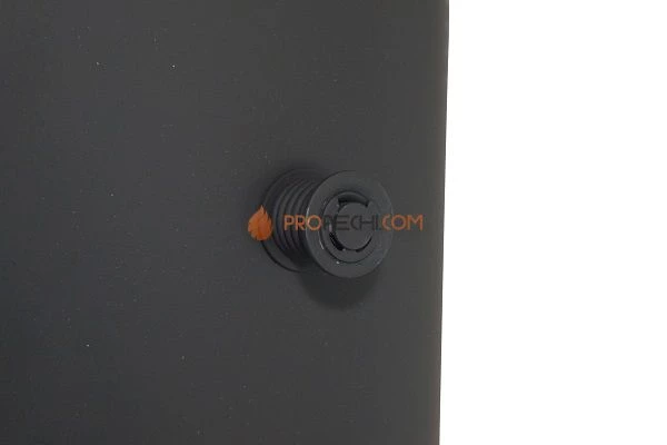 Шибер чёрный   500 d200 2 мм