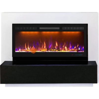 Каминокомплект Royal Flame Stockholm - Белый с очагом Crystal 40 RF