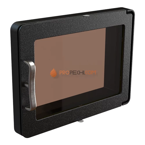 Дверца топочная PR-03 410х290 герметичная со стеклом