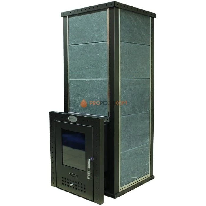 Дровяная печь для бани Klover RT 50-RV ( Серпентинит 30 мм )