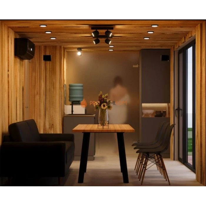 Коммерческая каркасная баня Woodson 7х5 (утепление 100)