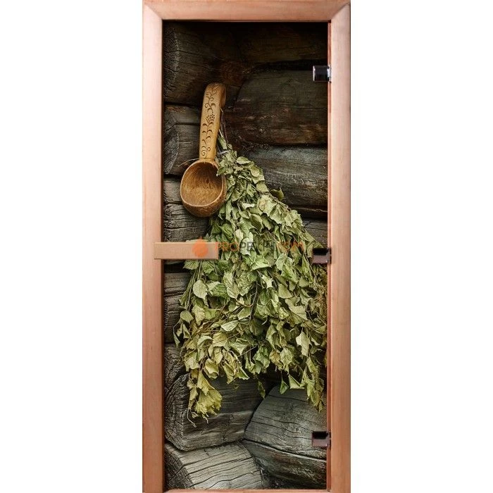 Дверь для бани DoorWood Фотопечать А003, 2100x900 мм