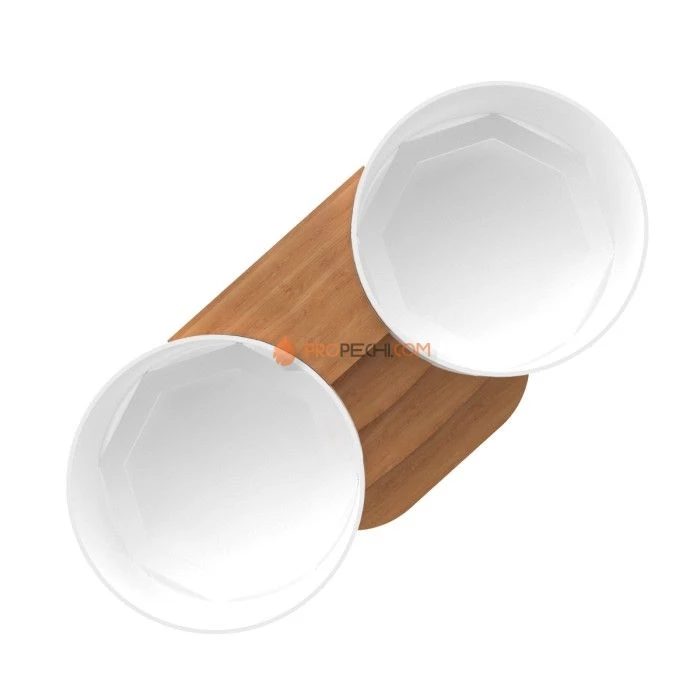 Подиум BentWood на 2 купели D 2,1 из натурального дуба