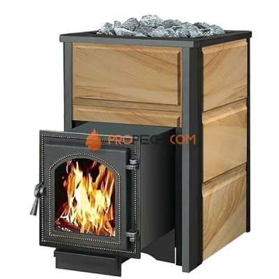 Чугунная печь для бани Везувий Легенда 22 (270) Песчаник