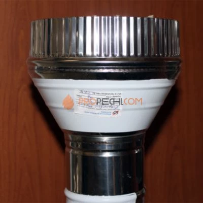 Стартовый элемент горизонтальный D=100\200 Sвнутр.=0.5 нерж. ФлюГранд