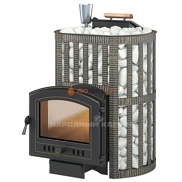 Печь для бани Везувий Ураган Ковка 16 (224)