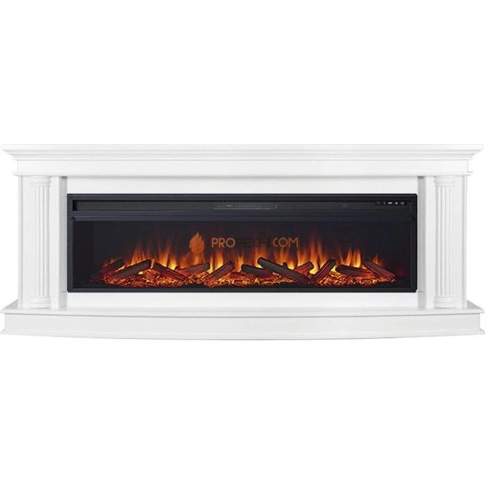 Каминокомплект Royal Flame Rome 60 - Белый с очагом Vision 60 LOG LED