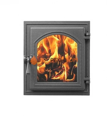 Дверка каминная ВЕЗУВИЙ 220 (Антрацит)
