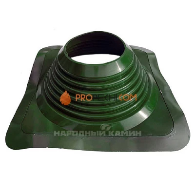 Везувий Проходка кровли Классик № 8 зелёная прямая