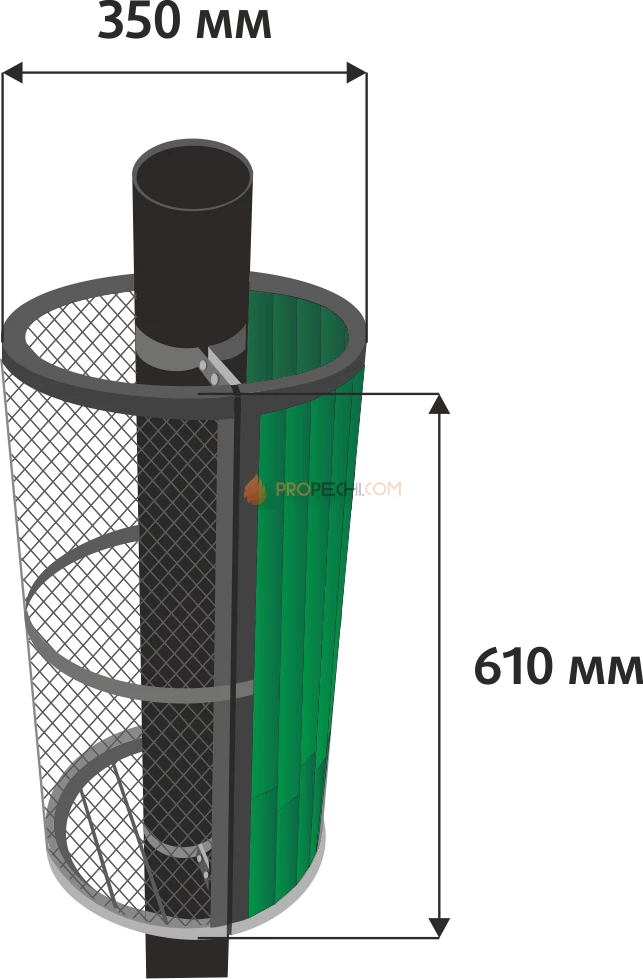 Сетка-каменка натрубная Атмосфера комбинированная