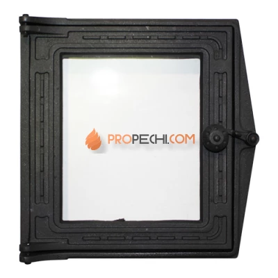 Дверь топочная, застекленная К-201