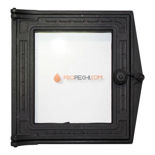 Дверь топочная, застекленная К-201