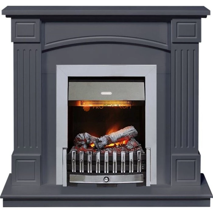 Каминокомплект Dimplex Boston - Серый графит (Высота 925см) с очагом Danville Chrome FB2