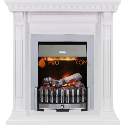 Каминокомплект Dimplex Orlean - Белый дуб с очагом Danville Chrome FB2