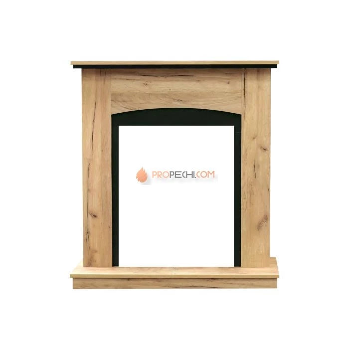 Каминокомплект Royal Flame Barcelona (разборный) - Дуб золотой с очагом Fobos FX Black