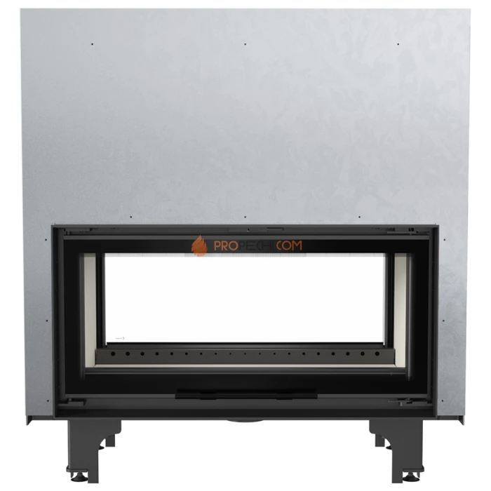 Каминная топка стальная Kratki MILA/T/G (тунель, гильотина) (16 кВт)