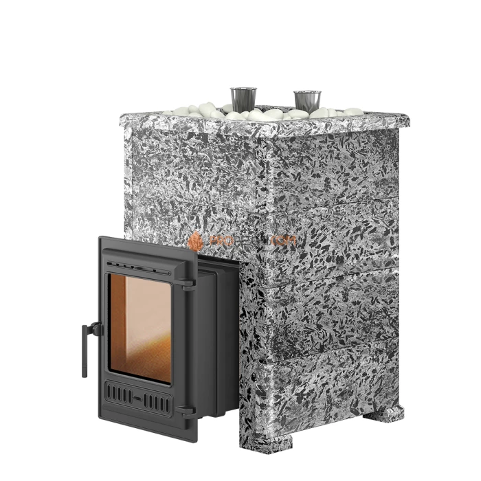 Чугунная печь для бани Эверест Steam Master 30 Пироксенит Элит, S-40