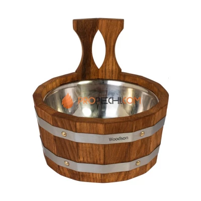 Ковш Woodson с нержавеющей вставкой, 2 л, дуб