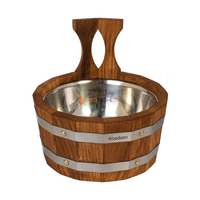 Ковш Woodson с нержавеющей вставкой, 2 л, дуб