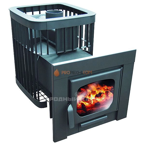 Банная печь Варвара Каменка удлиненная топка