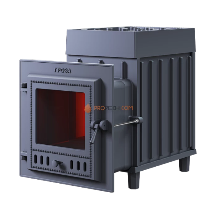 Чугунная печь для бани Гефест Гроза 18М