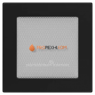 Вентиляционная решетка Kratki 17х17 черная