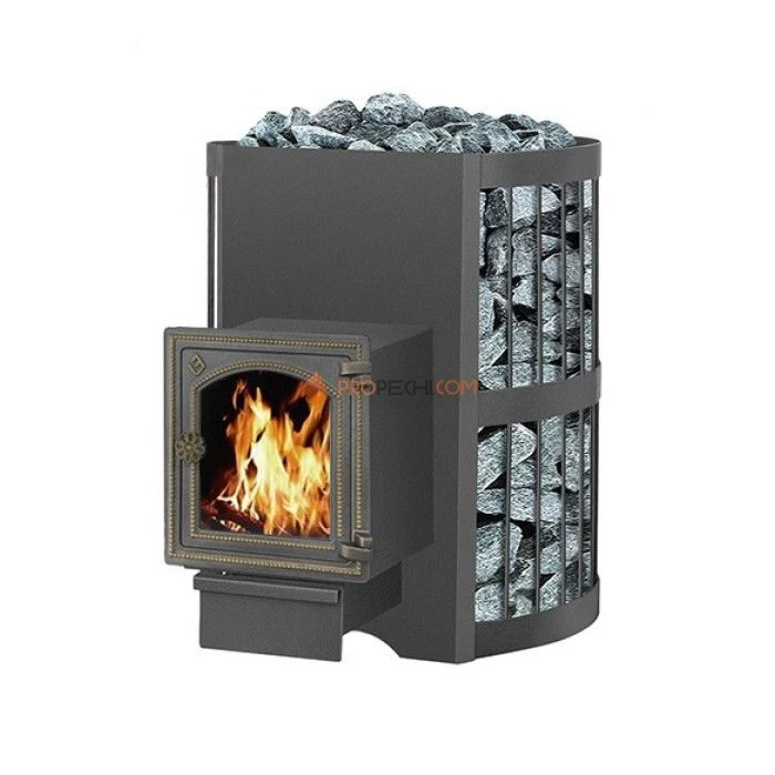 Дровяная печь для бани Везувий Скиф Стандарт 16 (ДТ-4С) (т/о)