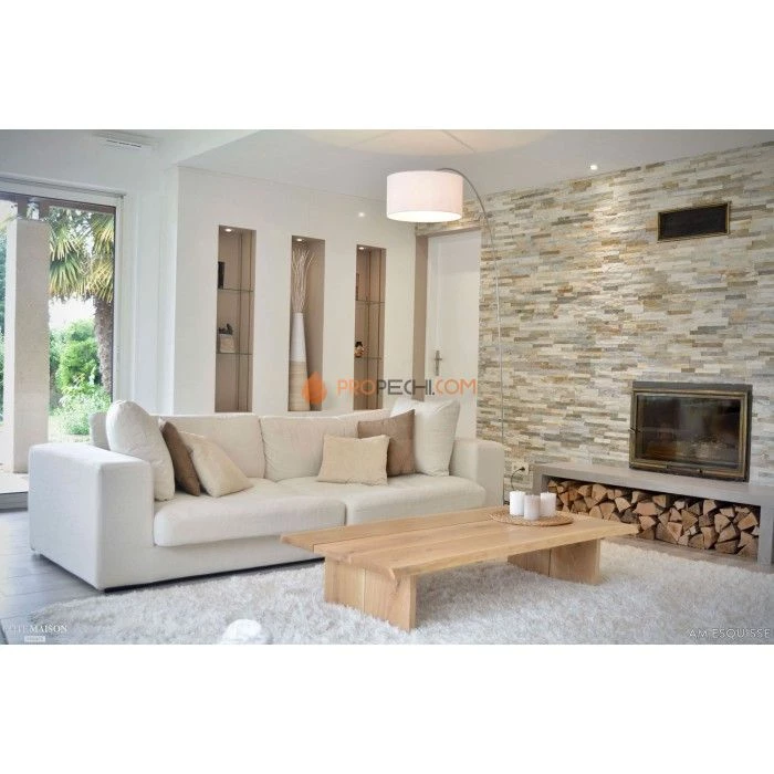 Панель Классик Сланец Бежевый (600х150мм) упак. (7шт/0,63м2)