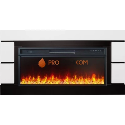Каминокомплект Royal Flame Modern 42 - Белый с черным (Ширина 1395 мм) с очагом Vision 42 LED