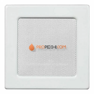 Вентиляционная решетка Grillux 17х17 слоновая кость (Дисконт)