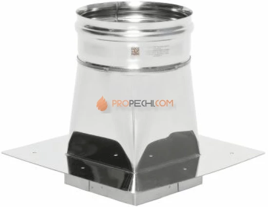 Переход с прямоугольника в диаметр ППKM-Р (М) D 250, 430, 1.0 L 260/ 260/ H 250